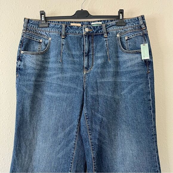 Anthropologie Pilcro Darted Wide-Leg Jeans NEW Plus Size 18W - Picture 6 of 13